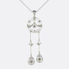 Art Deco Diamond Négligée Necklace