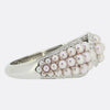 David Morris Rose Pearl and Diamond Bangle