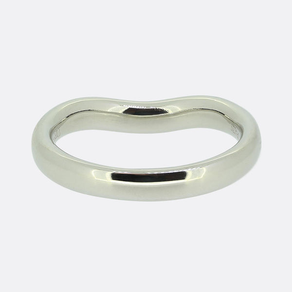Tiffany & Co. Elsa Peretti Curved Diamond Band Ring