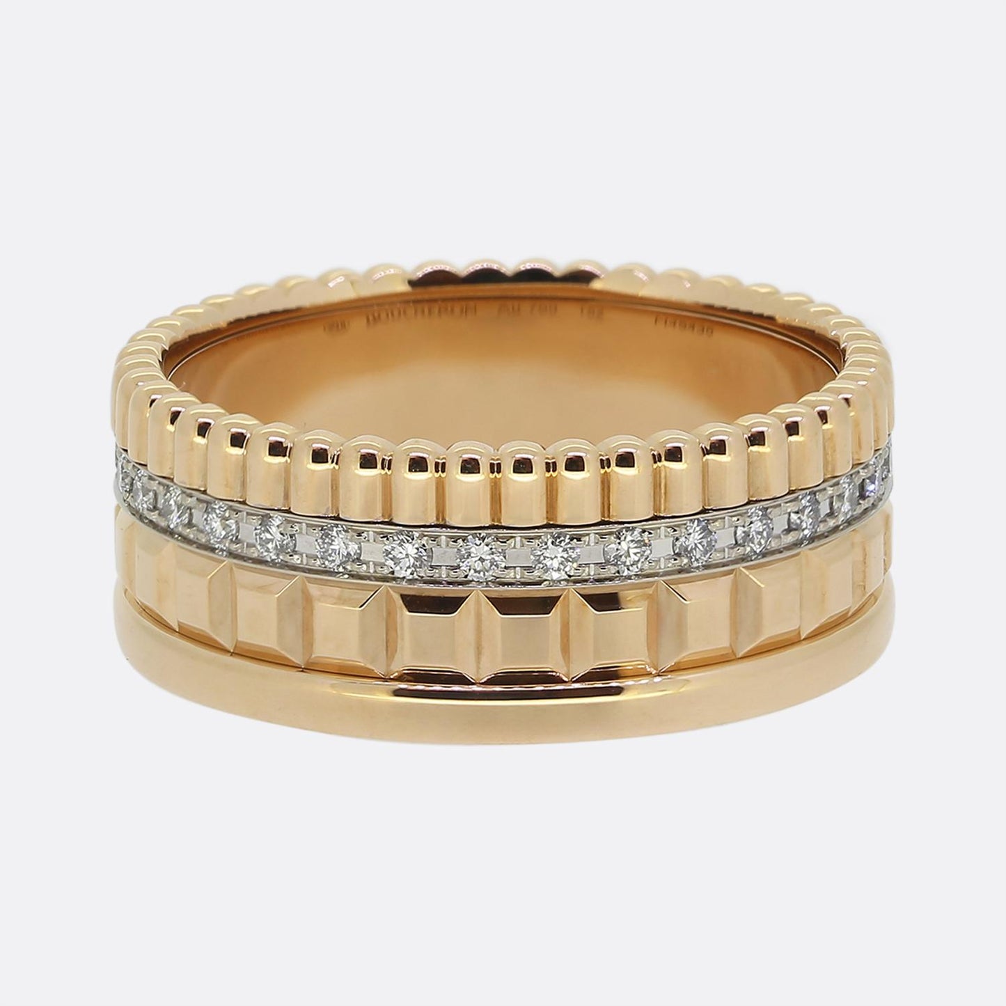 Boucheron Diamond Quatre Classique Small Ring Size L 1/2 (52)