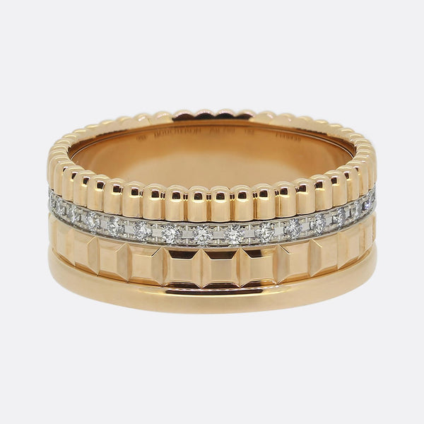 Boucheron Diamond Quatre Classique Small Ring Size L 1/2 (52)