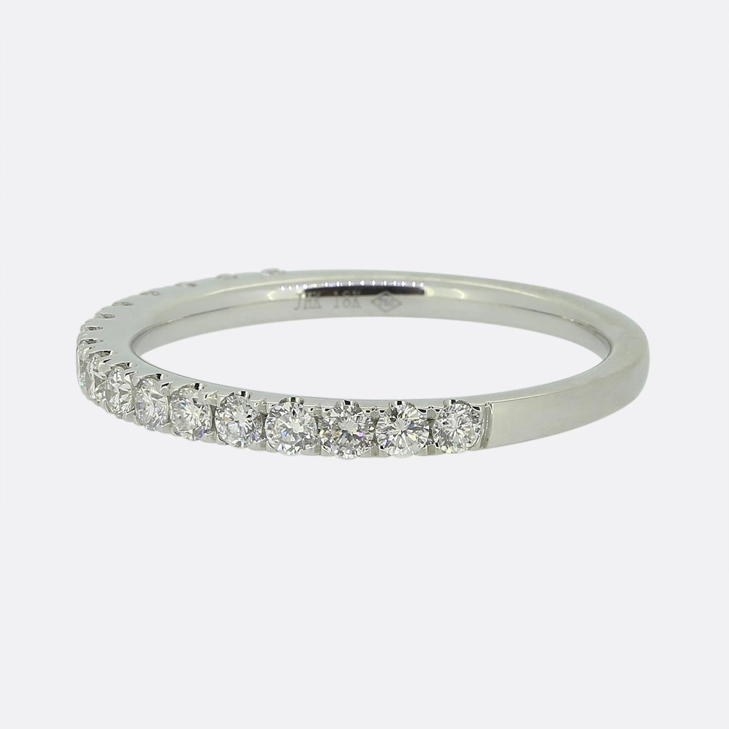 0.42 Carat Diamond Half Eternity Ring