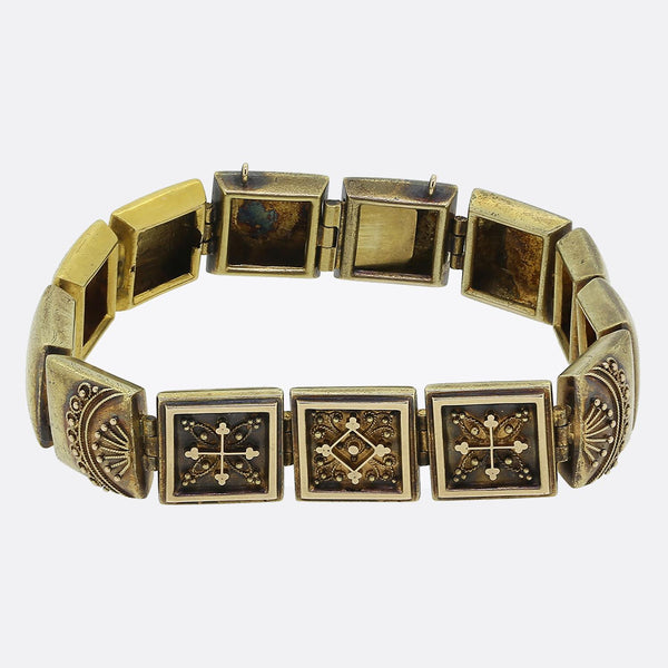 Victorian Etruscan Revival Interchangeable Necklace Bracelet