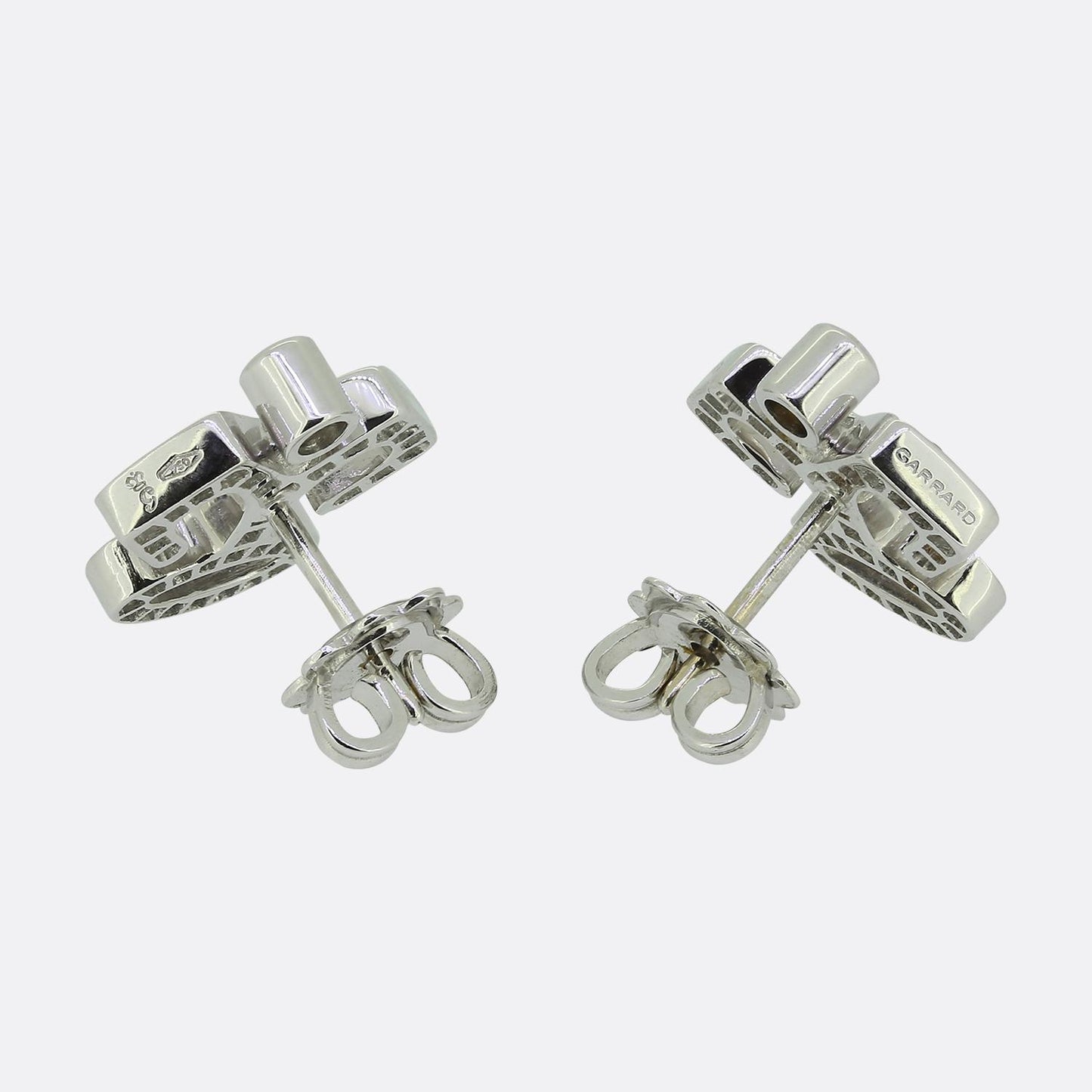 Garrard Diamond Cluster Earrings