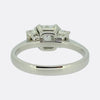 1.00 Carat Emerald Cut Diamond Three-Stone Engagement Ring