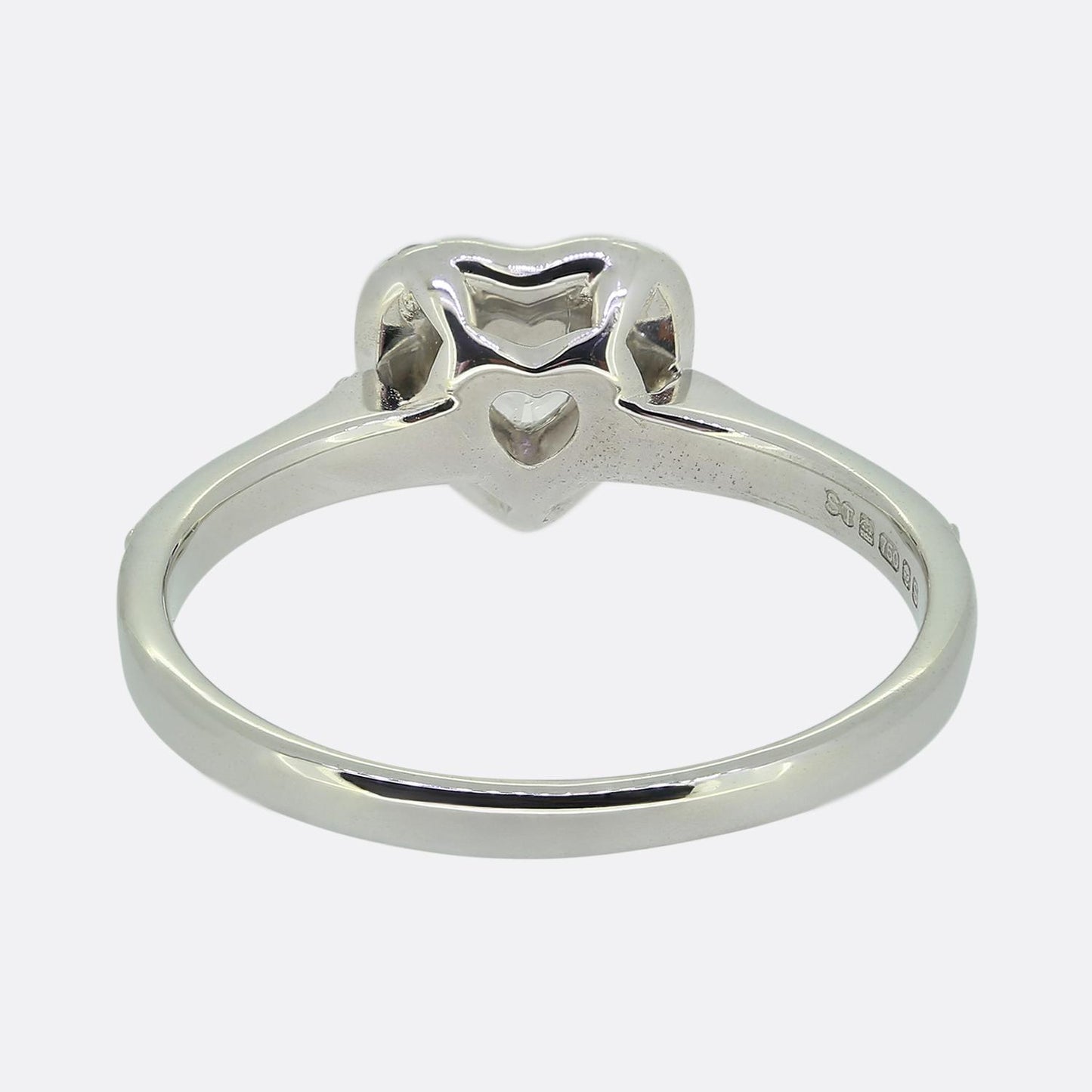 0.60 Carat Heart-Shaped Diamond Cluster Ring