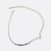 Art Deco 11.99 Carat Baguette Cut Diamond Necklace