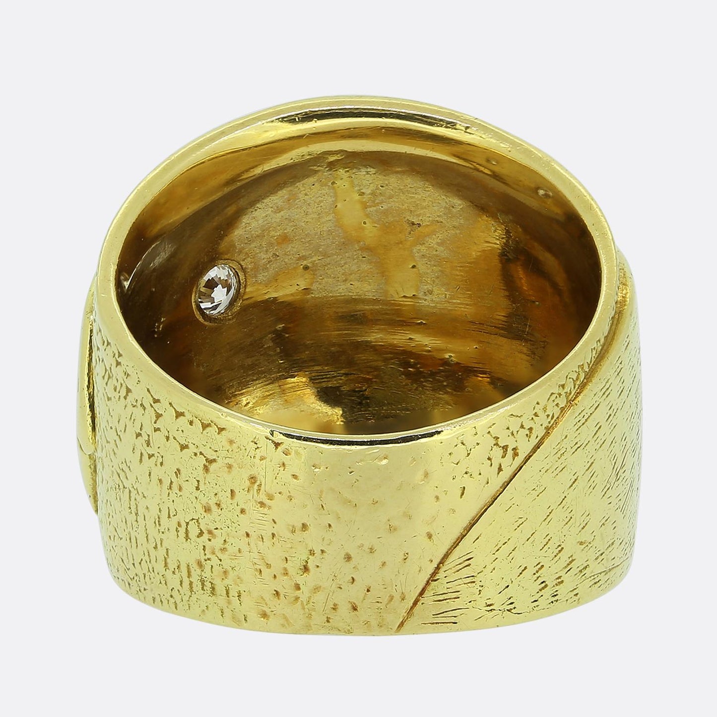 Vintage Two-Diamond Double Panther Ring