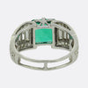 1.50 Carat Emerald and Diamond Ring