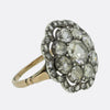 Georgian Rose Cut Diamond Cluster Ring