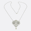 Art Deco Diamond Drop Necklace