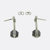 Art Deco Sapphire and Diamond Drop Earrings