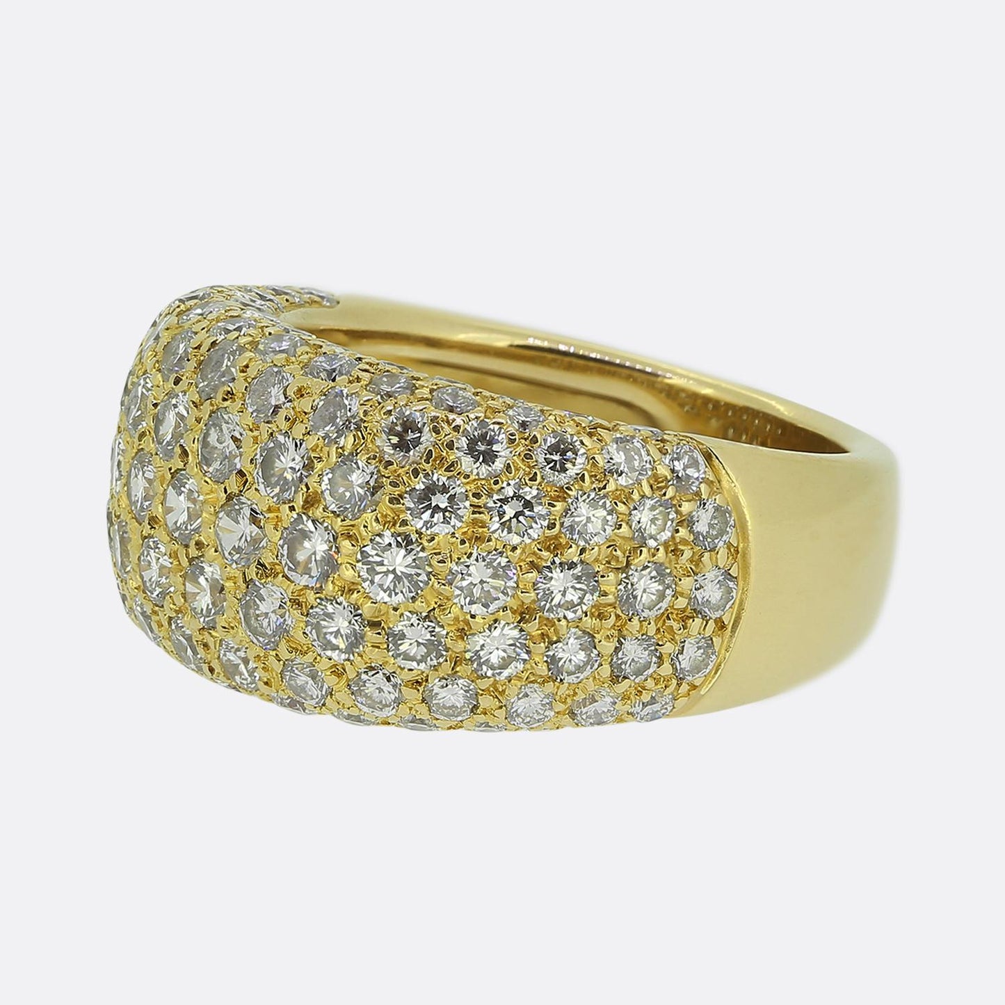 Cartier 2.20 Carat Pave Diamond Ring
