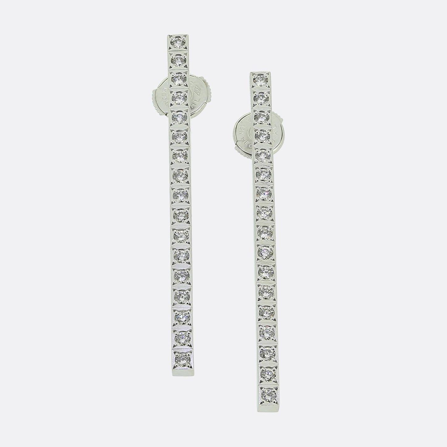 Cartier Laniéres Diamond Drop Earrings