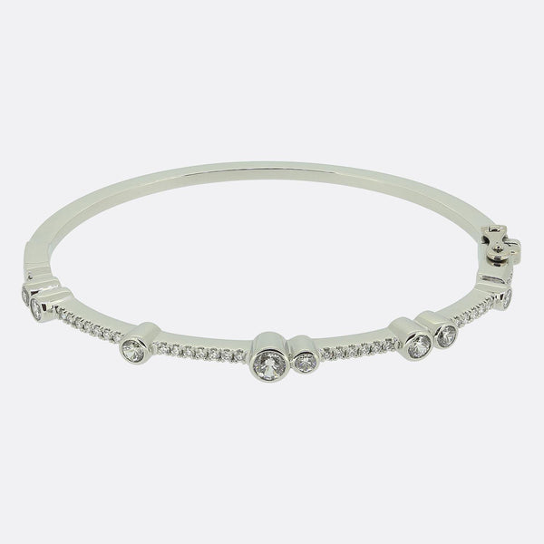 Boodles Diamond Waterfall Bangle