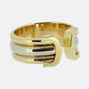 Cartier Double C Tri-Colour Ring Size N (54)