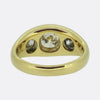 3.05 Carat Old Cut Diamond Three-Stone Ring