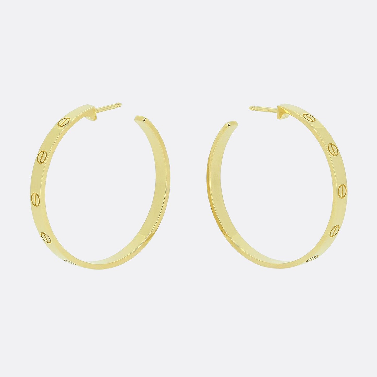 Cartier Large Model LOVE Earrings