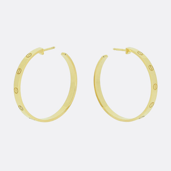 Cartier Large Model LOVE Earrings