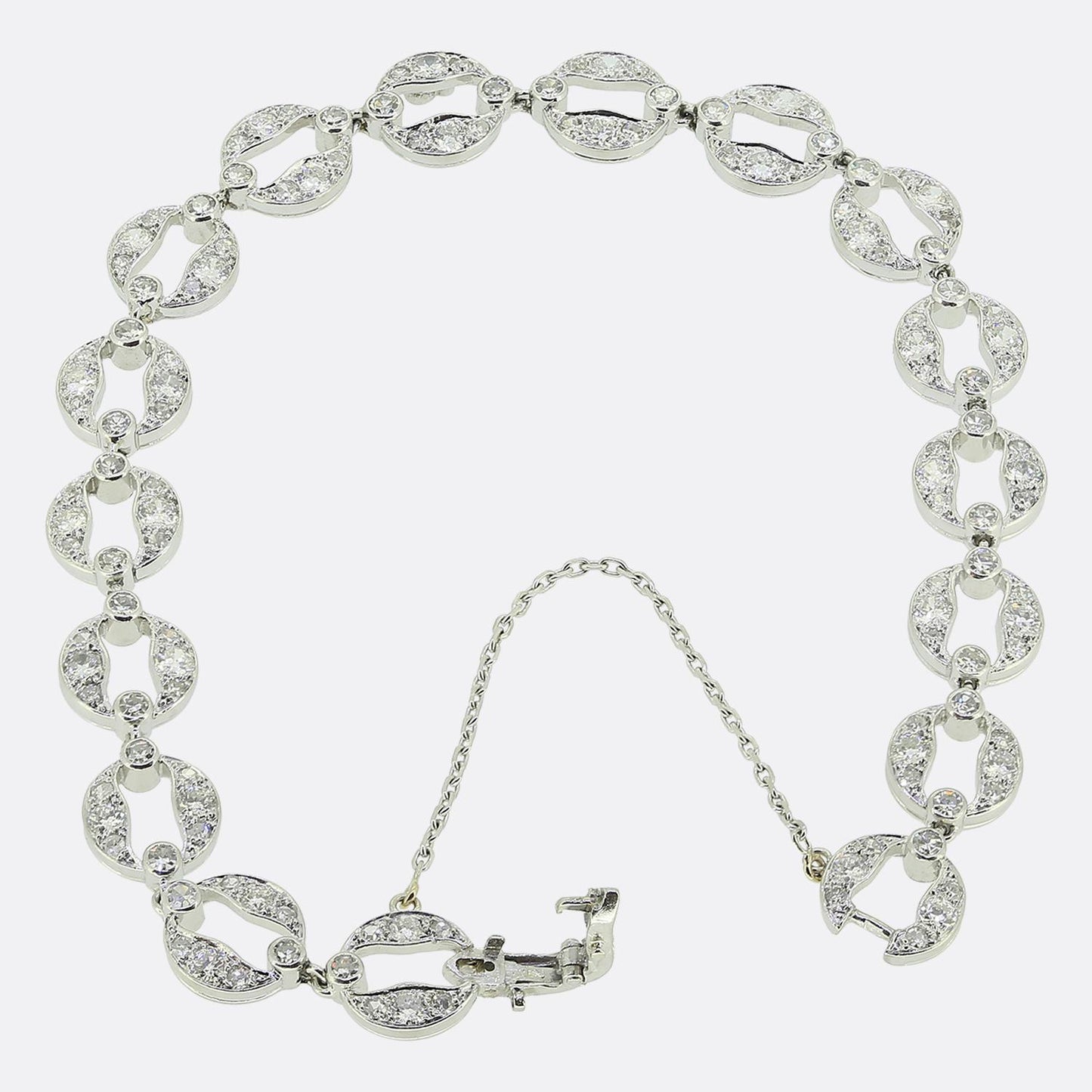 Edwardian 2.00 Carat Diamond Bracelet