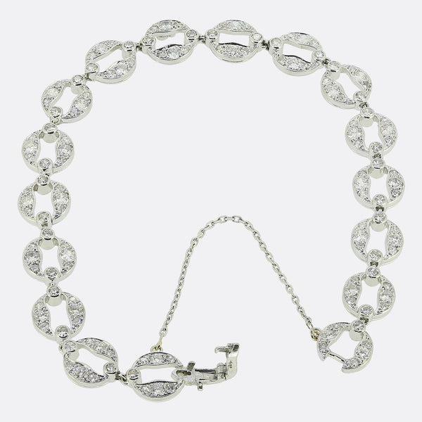 Edwardian 2.00 Carat Diamond Bracelet