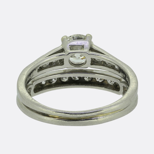 Tiffany & Co. 0.62 Carat Diamond Bridal Ring Set