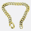 Pomellato Two Tone Curb Chain Necklace and Bracelet Set