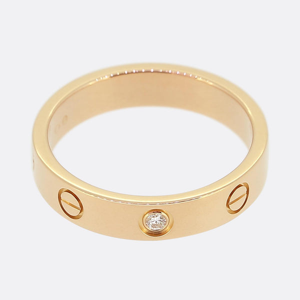 Cartier 1 Diamond LOVE Wedding Ring Size N (54)