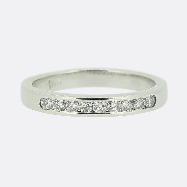 0.15 Carat Diamond Half Eternity Ring
