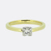 0.30 Princess Cut Diamond Solitaire Ring