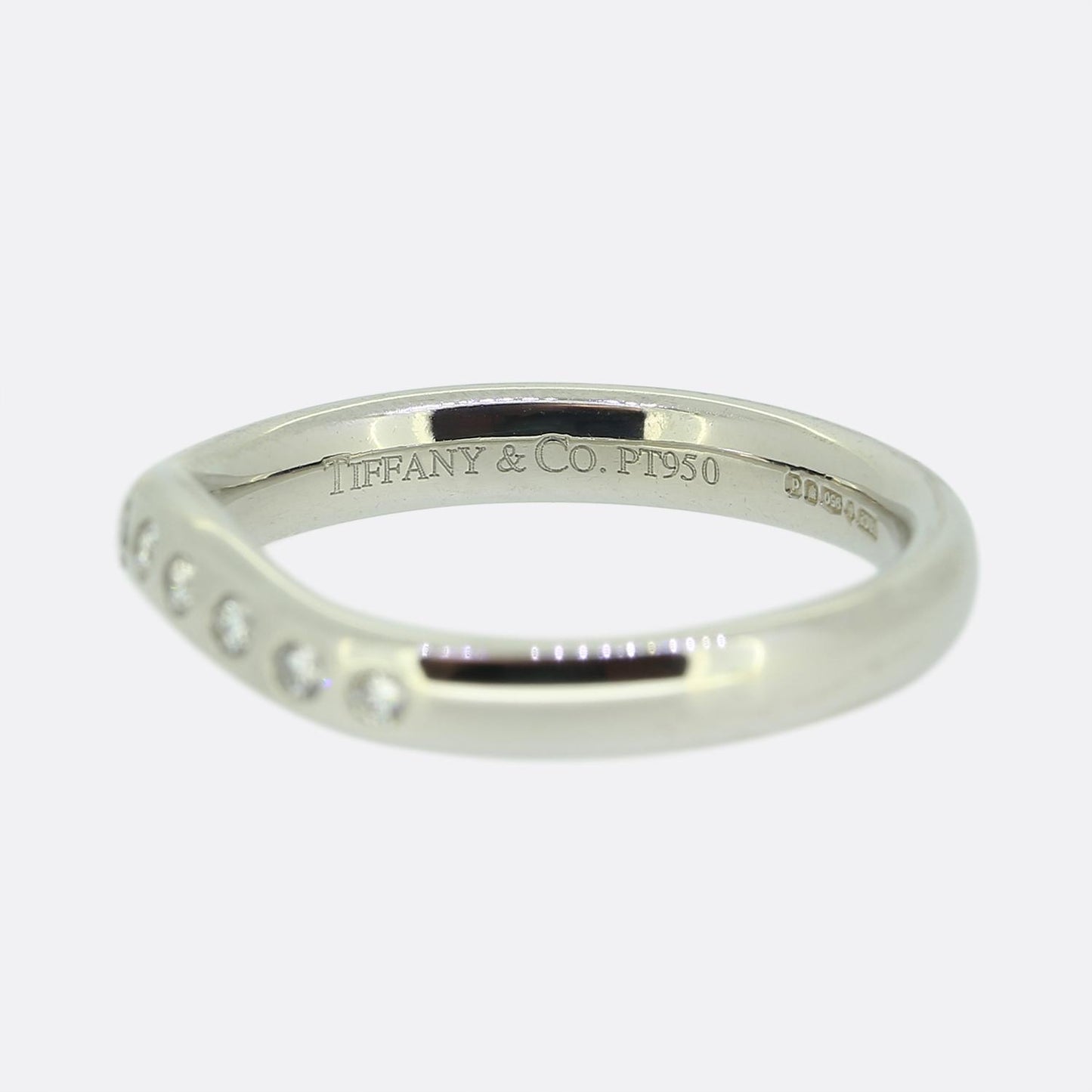 Tiffany & Co. Elsa Peretti Curved Diamond Band Ring