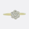 Antique Diamond Cluster Ring