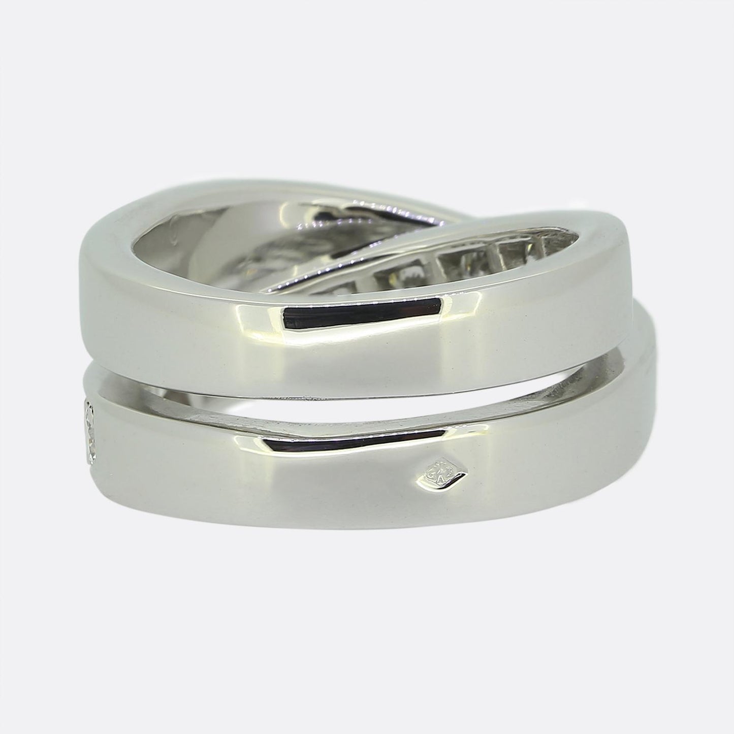 Cartier Paris Nouvelle Diamond Ring Size J (49)