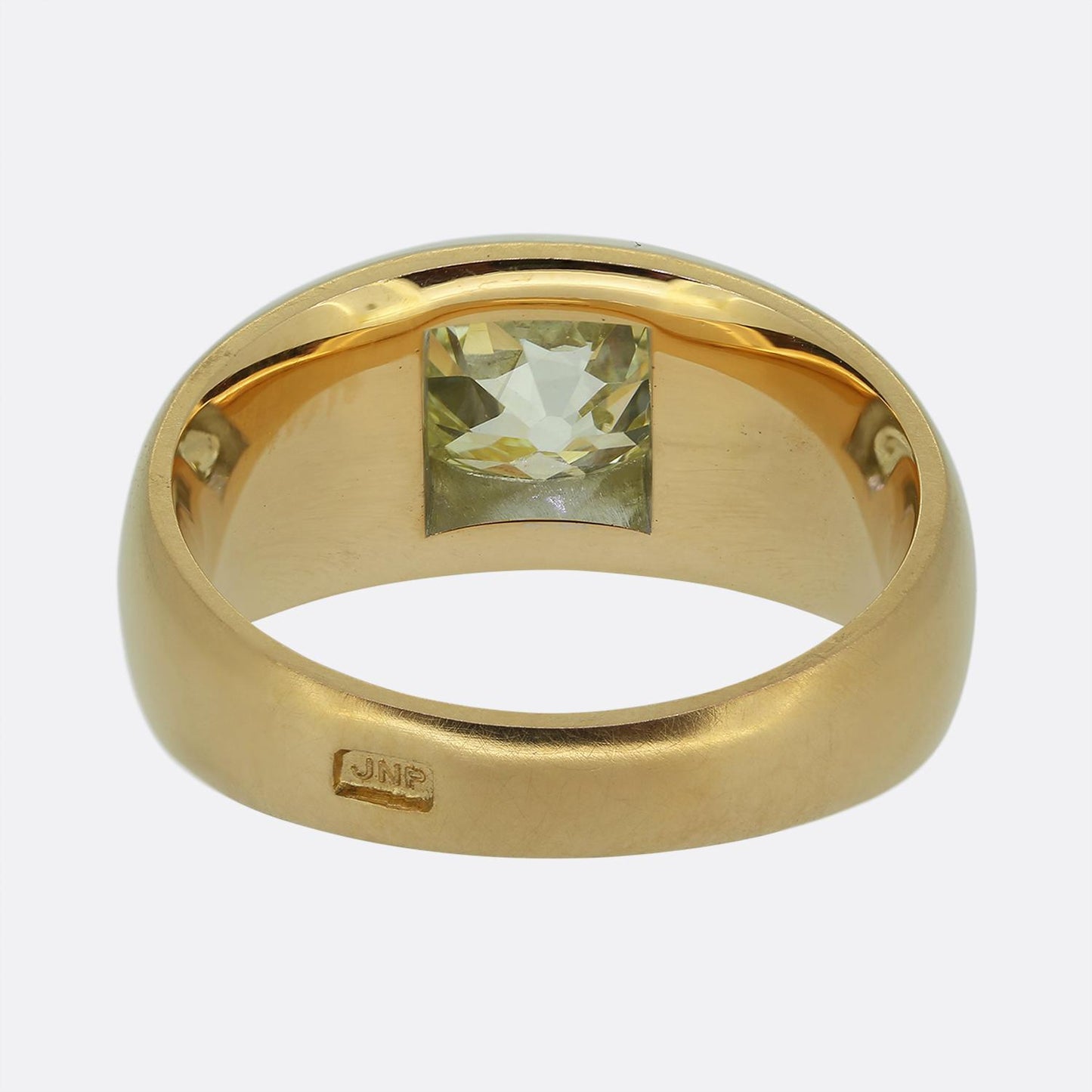 2.68 Carat Old Cut Diamond Single Stone Ring