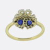 Victorian Sapphire and Diamond Double Heart Ring