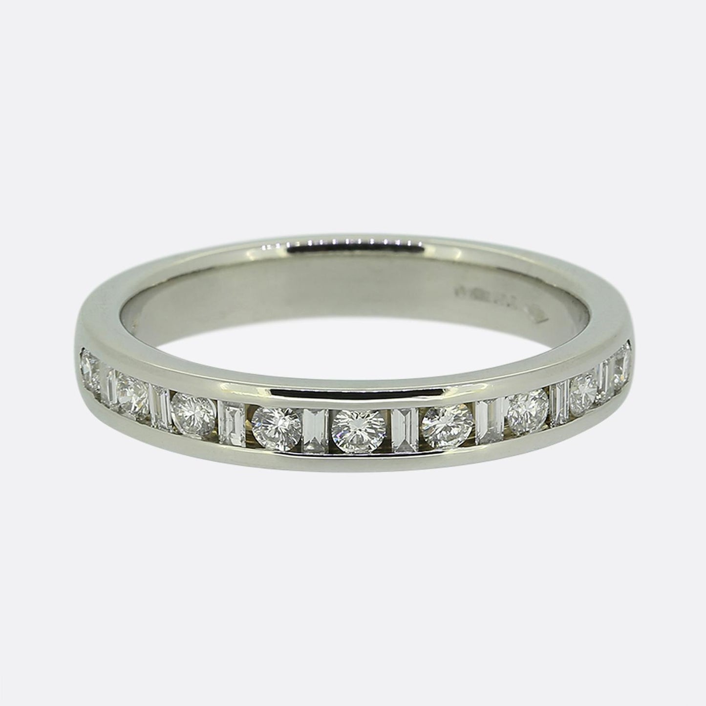 0.34 Carat Diamond Half-Eternity Band Ring