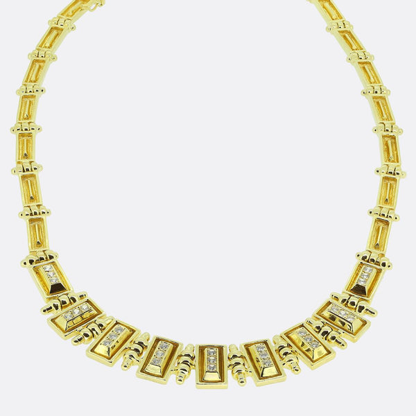 Mapamenos Natepas Diamond Collar Necklace