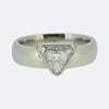 0.75 Carat Shield Cut Diamond Solitaire Ring
