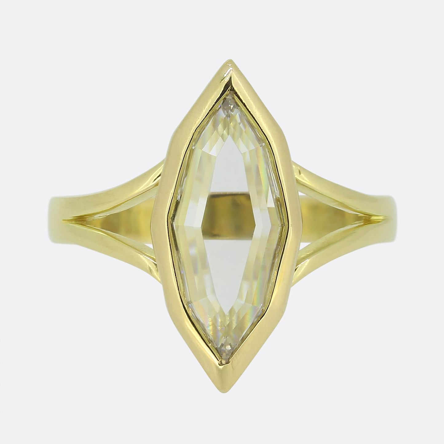 1.38 Carat Marquise Cut Diamond Ring