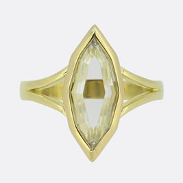 1.38 Carat Marquise Cut Diamond Ring