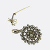 Antique Diamond Flower Pendant Brooch