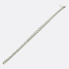 5.00 Carat Old Cut Diamond Line Bracelet