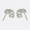 De Beers Diamond Dewdrop Hoop Earrings