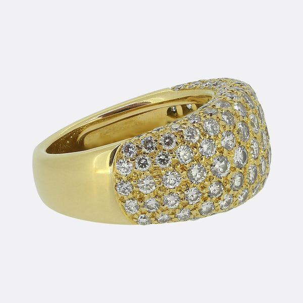 Cartier 2.20 Carat Pave Diamond Ring