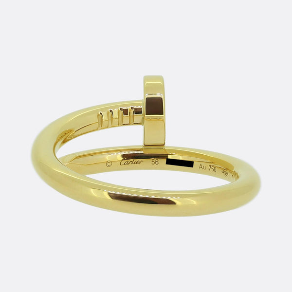 Cartier Classic Model Juste Un Clou Ring Size O 1/2 (56)