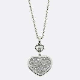 Chopard Happy Hearts Diamond Pendant Necklace