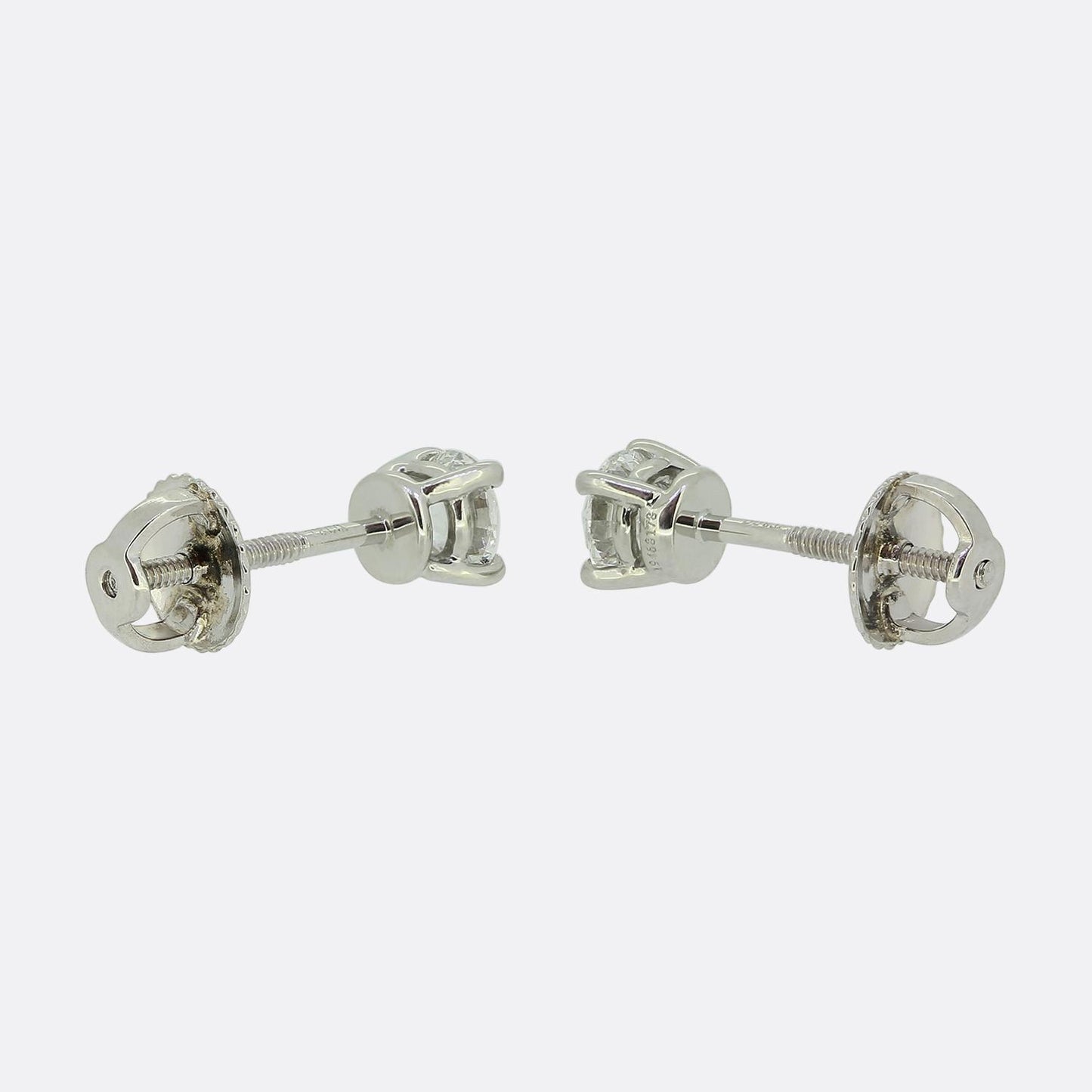 Tiffany & Co. 0.54 Carat Diamond Stud Earrings