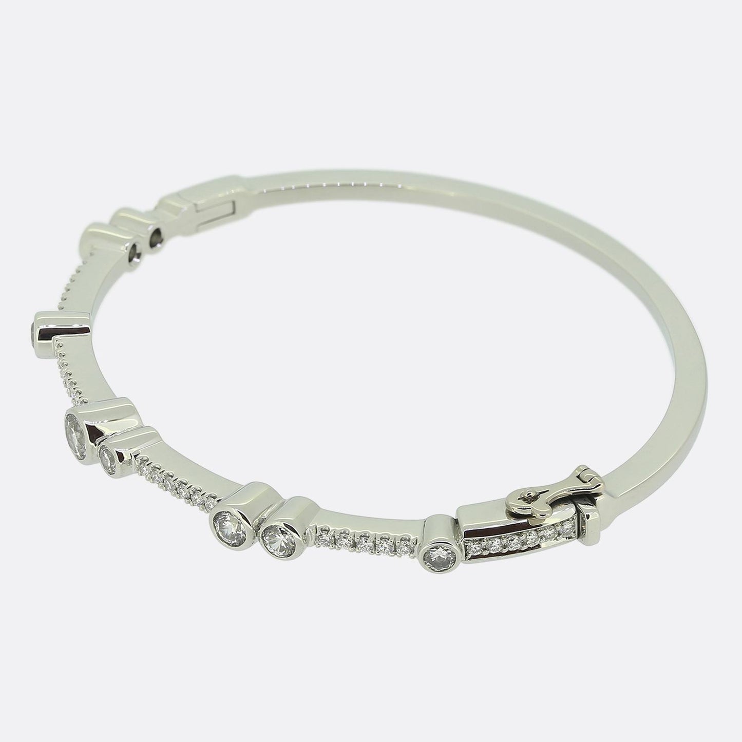 Boodles Diamond Waterfall Bangle