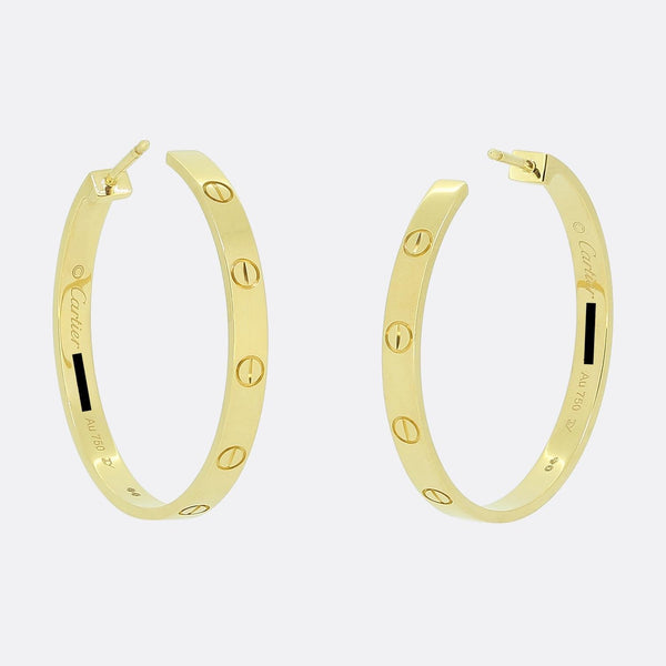 Cartier Large Model LOVE Earrings