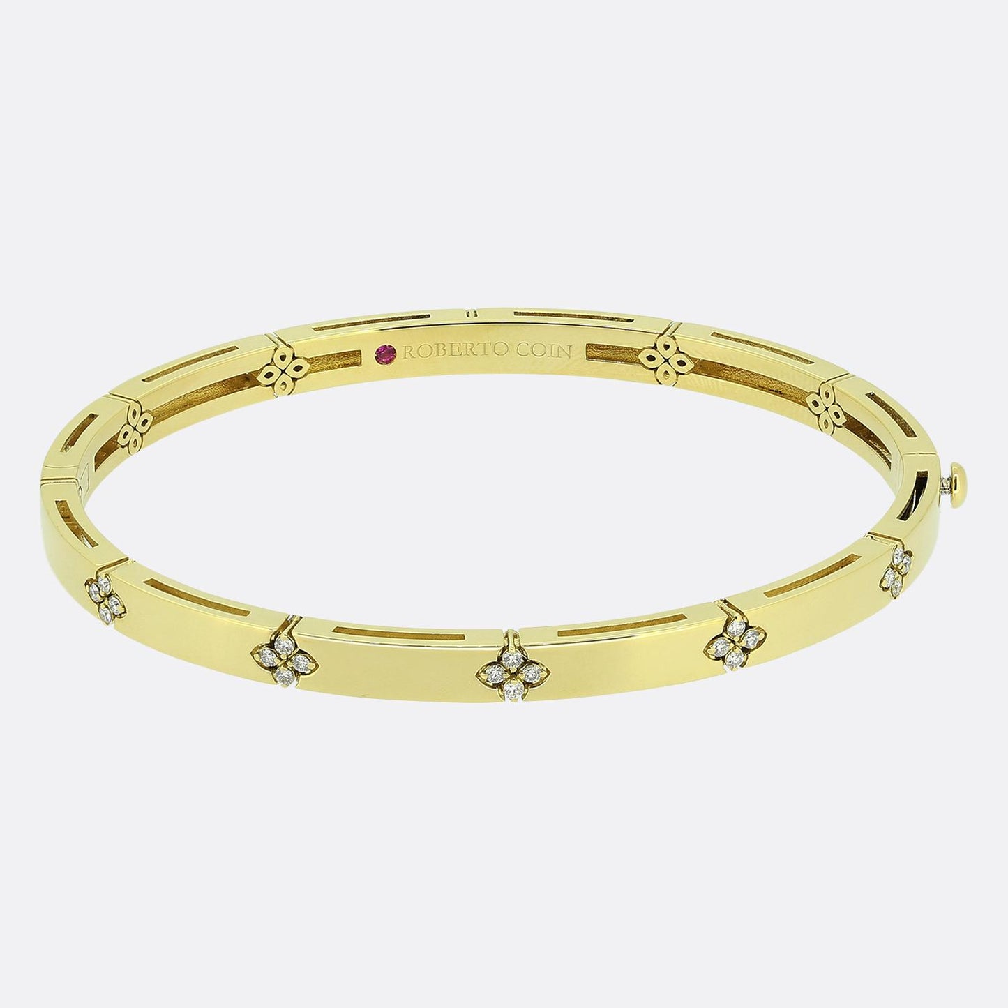 Roberto Coin Love In Verona 0.18 Carat Diamond Bangle